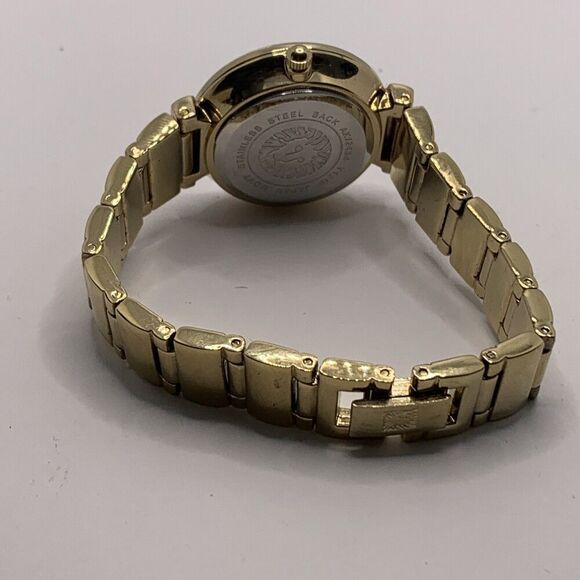 Anne Klein 12434 Women's Gold Band Analog Dial Quartz Genuine Wrist Watch Ga31 - Picture 6 of 10